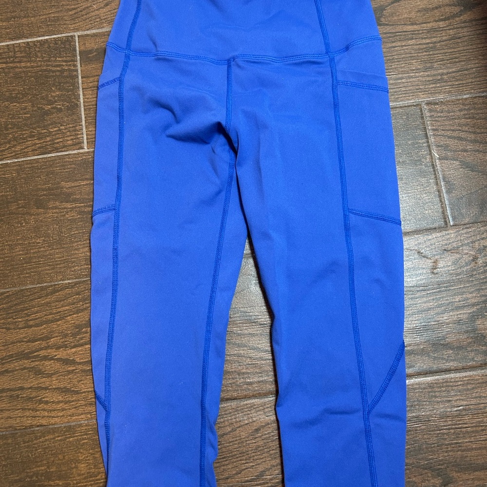 Senita Athletics Blue  Leggings XS pocket